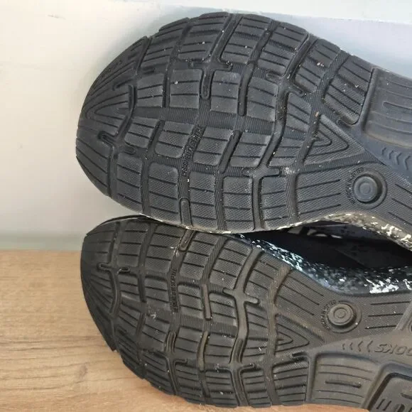 Brooks Mens Ghost 16 Sneakers 11.5 D /45.5 Running Athletic Shoe Black Lava EUC - Picture 9 of 10